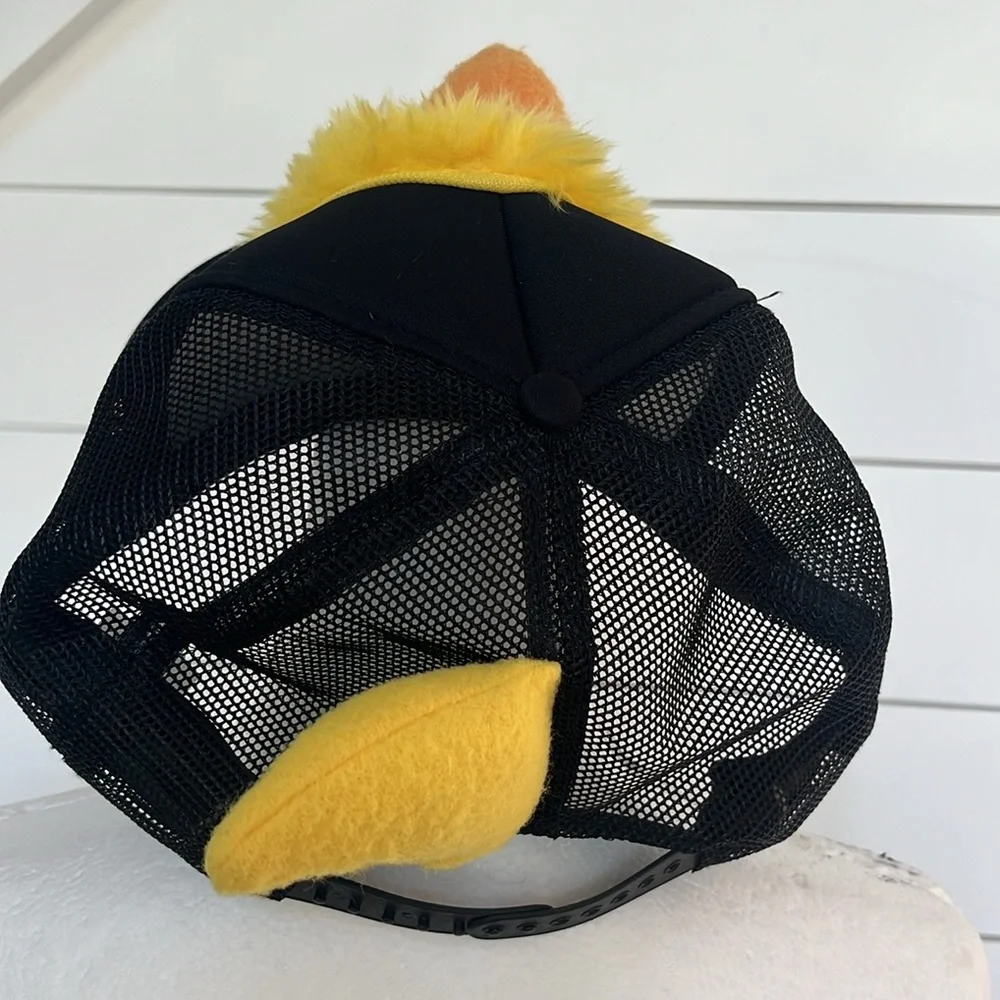 Rare 1986 Fraggle Rock Zonkers Plush Trucker Hat Promo Vintage Jim Henson‎ Cap